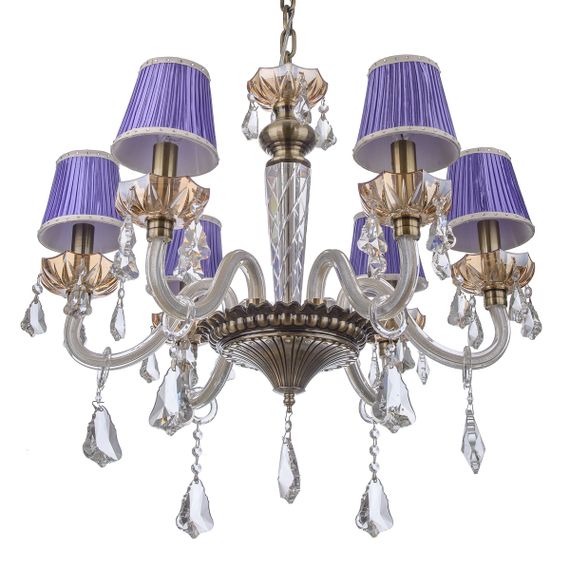 Люстра подвесная хрустальная E14 60W WH (BCL-357S/6) | Зображення 3