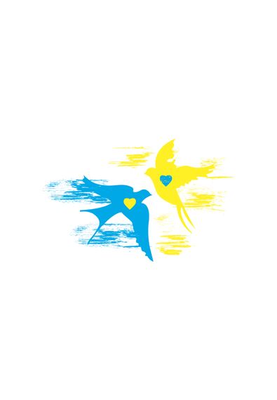Футболка жіноча біла з принтом "Ластівки", L | Зображення 1