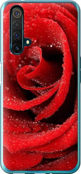 Чехол на Realme X50 Красная роза "529u-1894-17620"