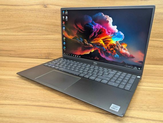 Ігровий ноутбук Б-клас Dell Vostro 7500 / 15.6" (1920x1080) IPS / Intel Core i7-10750H (6 (12) ядер по 2.6 - 5.0 GHz) / 16 GB DDR4 / 512 GB SSD / nVidia GeForce GTX 1650 Ti, 4 GB GDDR6, 128-bit / TouchID / WebCam / Windows 10 б/в + Подарунок Миша / USB | Зображення 5