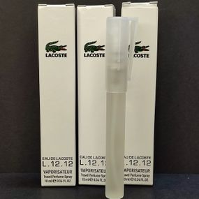 Парфумированная вода Лакосте L.12.12 Блан, 10мл (с распылителем), мужские