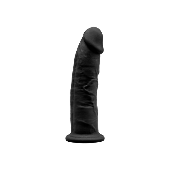 Фаллоимитатор SilexD Robby Black (MODEL 2 size 6in), двухслойный, силикон+Silexpan, диаметр 3,5 см Sex Aura | Зображення 1