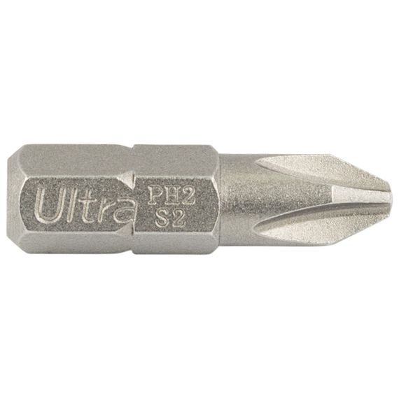 Набір біт Ultra PH2×25мм ¼" 10шт S2 (блістер) 4014652 | Зображення 1