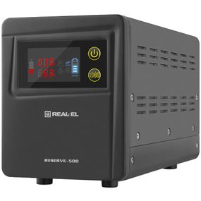 Пристрій безперебійного живлення REAL-EL RESERVE-500 (EL122100003) (EL122100003)