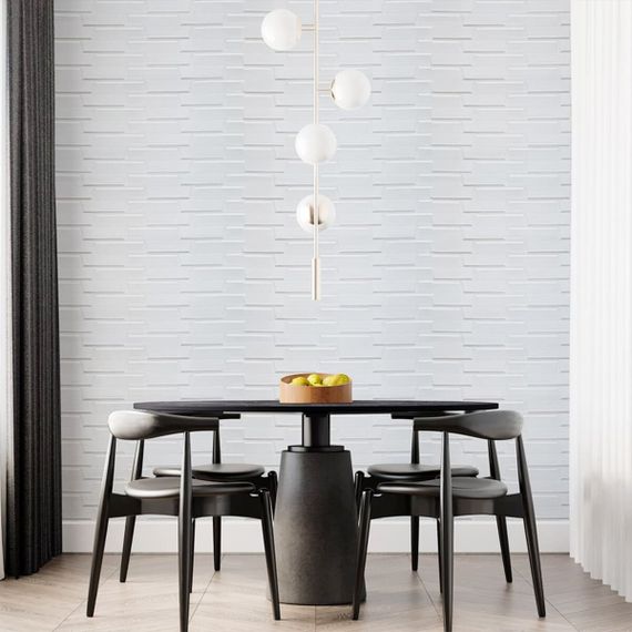 Самоклеюча 3D панель біла кладка Sticker Wall 19600х700х5мм | Зображення 5