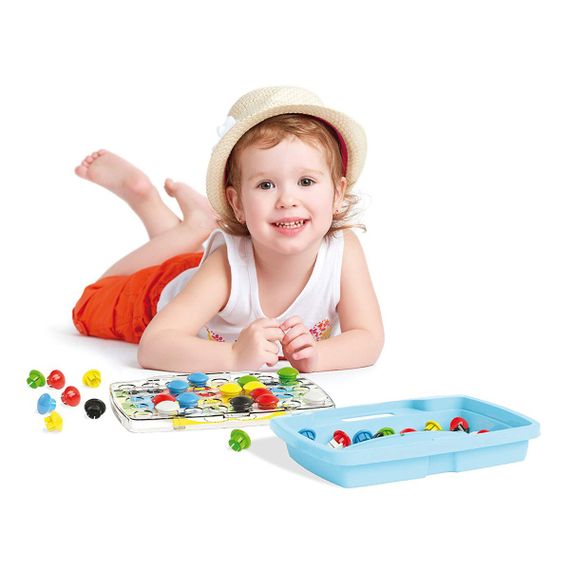 Набір - Для Занять Мозаїкою (33 Мм Фішки (48 Шт.) + Дошка-Кейс) | Зображення 2