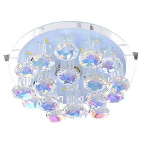 Светильник точечный LED стеклянный HDL-G235 G9+RGB