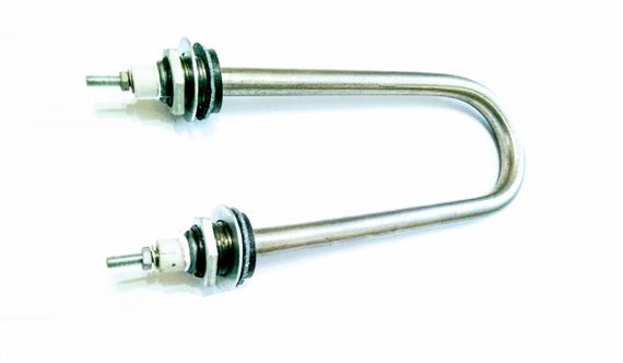 Тэн нержавейка 1000w D 13 штуцер м22 водяной дугообразный