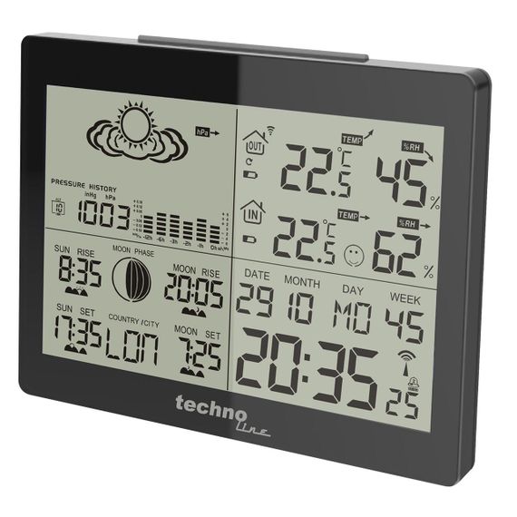 Метеостанція Technoline WS6760 Black (WS6760) | Зображення 1