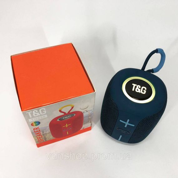 Bluetooth колонка з usb-портом TG658, Bluetooth колонка з ремінцем портативна радіо блютус PU-15 | Зображення 3