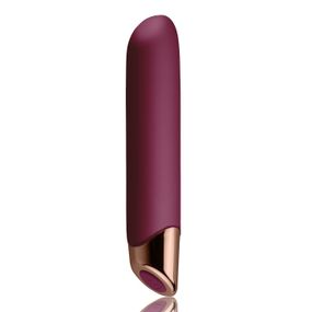 Потужний вібратор Rocks Off Chaiamo, soft-touch силікон, до 3-х годин роботи, водостійкий, Burgundy