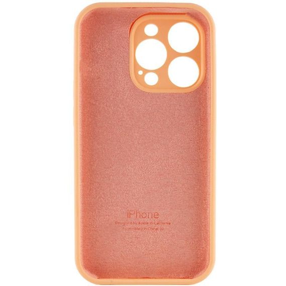 Чохол Silicone Case Full Camera Protective (AA) для Apple iPhone 13 Pro (6.1") Помаранчевий / Cantaloupe | Зображення 3