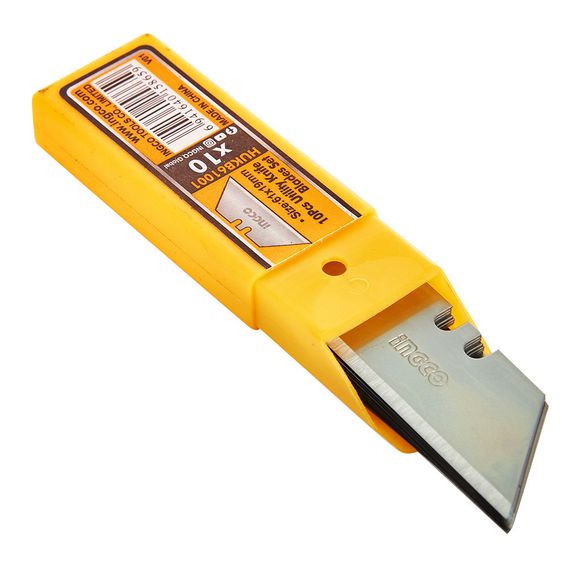 Леза для ножів трапеція 10 шт. INGCO Super Select (HUKB61001)