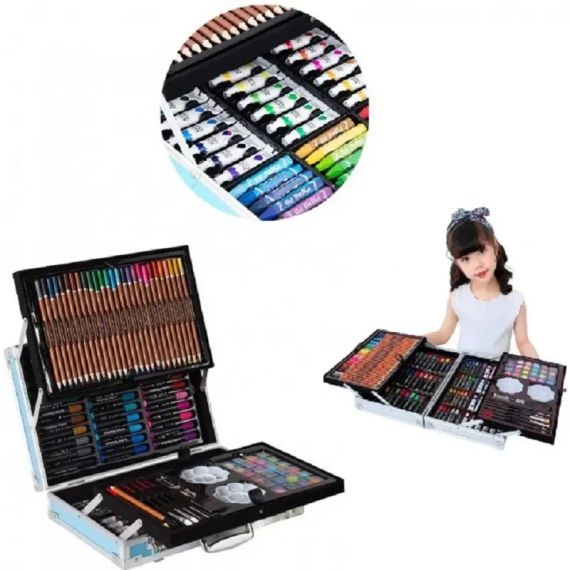 Набор для рисования 145 предметов в алюминиевом чемоданчике | Зображення 3