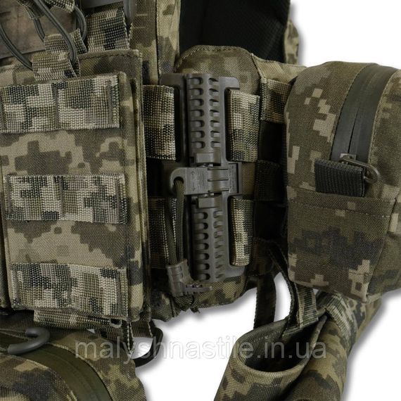 Комплект №2: Плитоноска Kiborg GU gen.2 + 6 підсумків піксель ЗСУ | Зображення 9