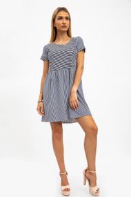 Платье женское синее с белым 112R495