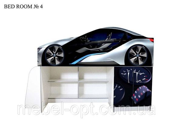 Детская кровать-комната Bed-Room 4 BMW спальное место 1700х800 мм | Зображення 3