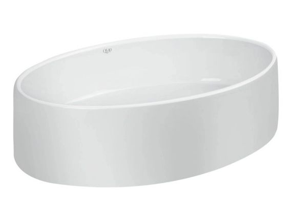 Комплект Qtap Kolibri: Раковина накладна овальна 500x360x140 мм White + Донний клапан PU02 (QT10113054WN47311) | Зображення 3