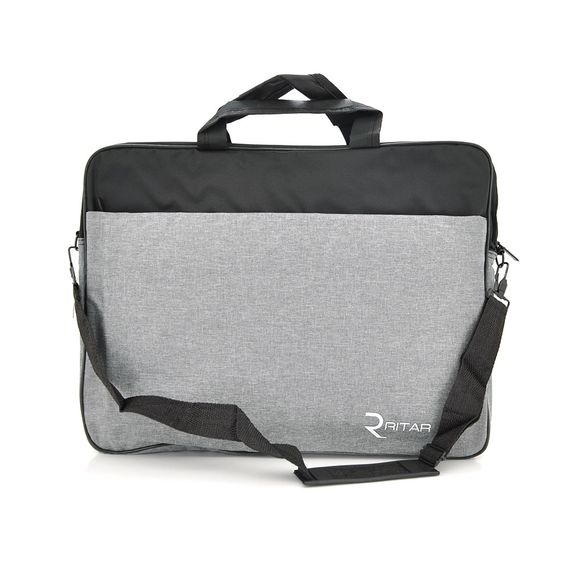 Сумка для ноутбука Ritar 17 "джинсова тканина, Gray-black