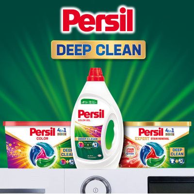 Гель Persil Color Gel Deep Clean 1.98 л для видалення плям з кольорової білизни та свіжості пральної машини | Зображення 4