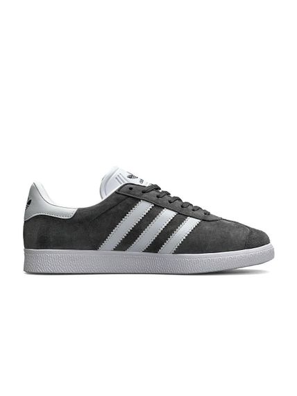Мужские кроссовки Gazelle Gray White Stripes (замша) A1430 | Зображення 1