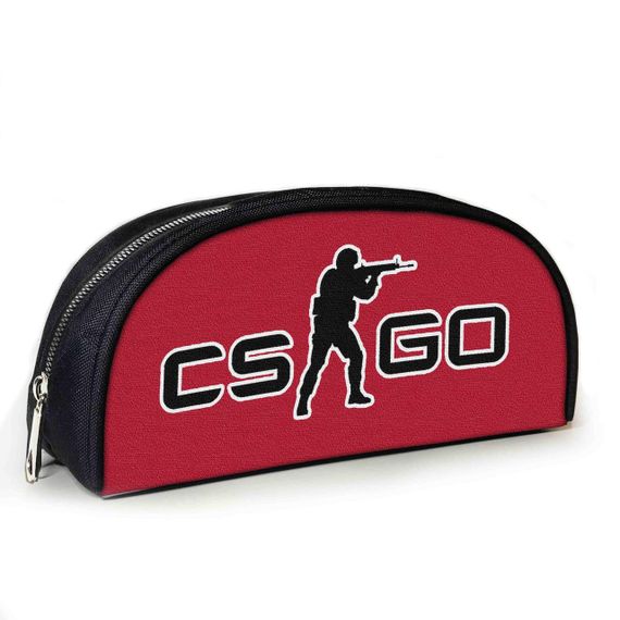 Пенал шкільний з принтом Counter-Strike 23х10х8 см з принтом для хлопчика (3801)