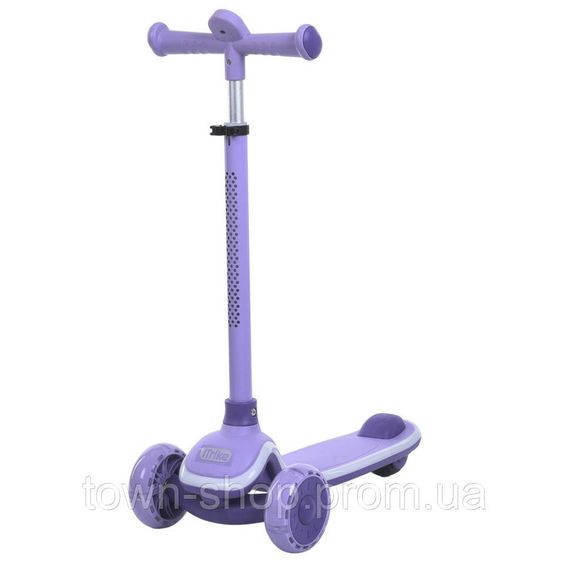 Детский самокат 3-х колесный 5566-lilac, до 25 кг