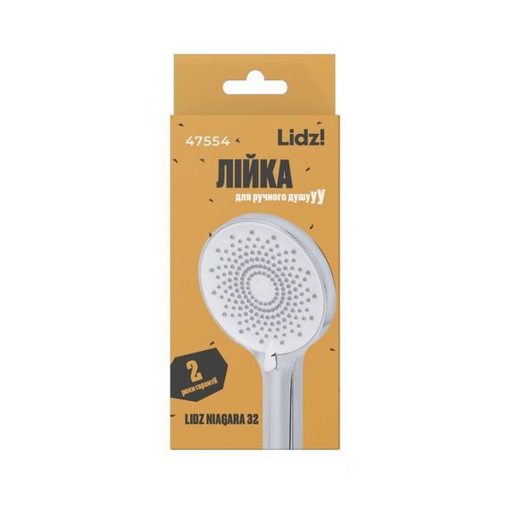 Лійка для ручного душу Lidz Niagara 32 120 мм округла LDNIA32CRM47554 Chrome | Зображення 4
