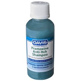 Шампунь от зуда и шелушения кожи у собак и кошек Davis Pramoxine Anti-Itch Shampoo, 50 мл