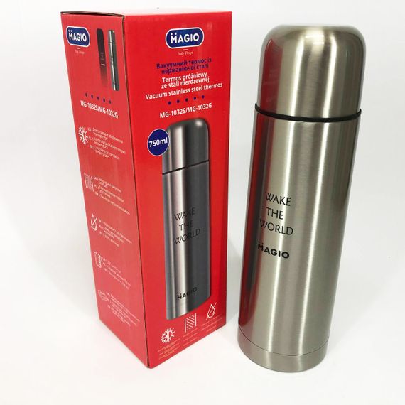Термочашки для горячих напитков MAGIO, Хороший термос для чая, Качественный семейный термос GQ-73 | Зображення 2