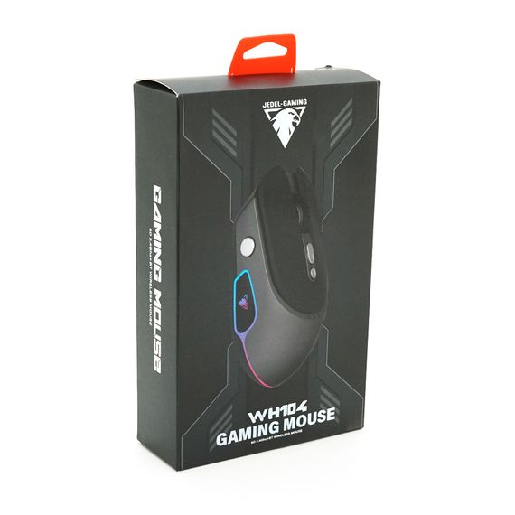 Мышь беспроводная JEDEL WH104.1200-1600DPI, 2.4GHZ + Bluetooth 5.0, Black, Box | Зображення 1