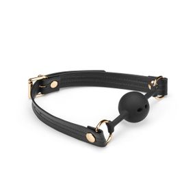 Кляп Liebe Seele Black Organosilicon Ball Gag Sex Aura