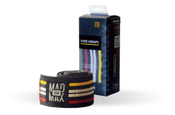 Бинти на коліна MadMax MFA-292 Knee Wraps Black | Зображення 1