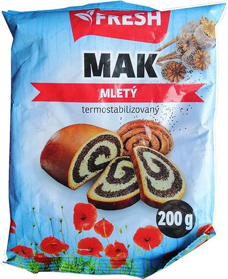 Мак мелений натуральний для кондитерських виробів Belbake, 200 г, Польща