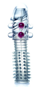 Насадка-презерватив із перлами Boss Series без вібрації sexstyle