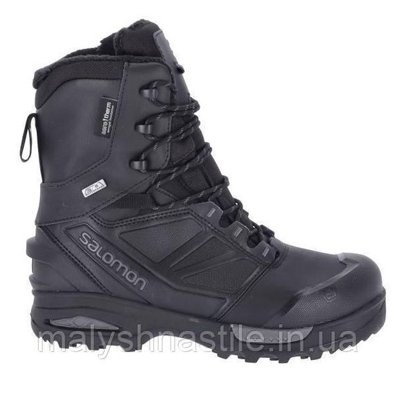 Берці зимові Salomon Toundra PRO CSWP Black (чорні) | Зображення 1