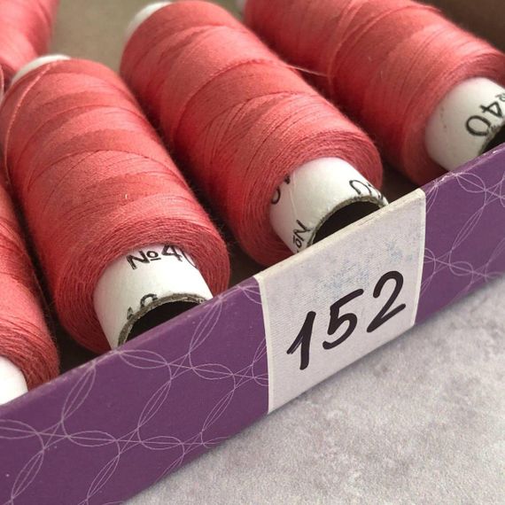 152 Нитки в катушках, швейные 100 полиэстер 40/2 (боб 200м) | Зображення 2