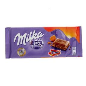 Шоколад молочний з карамеллю Milka Daim, 100 г, Швейцарія