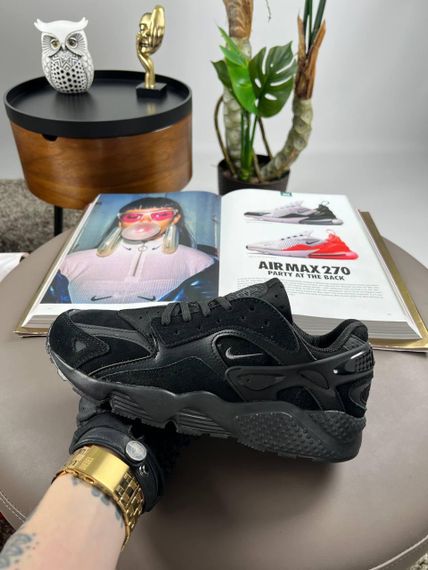 Кросівки Air Huarache All Black (шкіра , текстиль) весна / літо / осінь 42 26.5 | Зображення 4