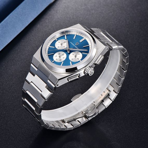 Годинник P2agani Design PD-1761 Silver-Blue | Зображення 1