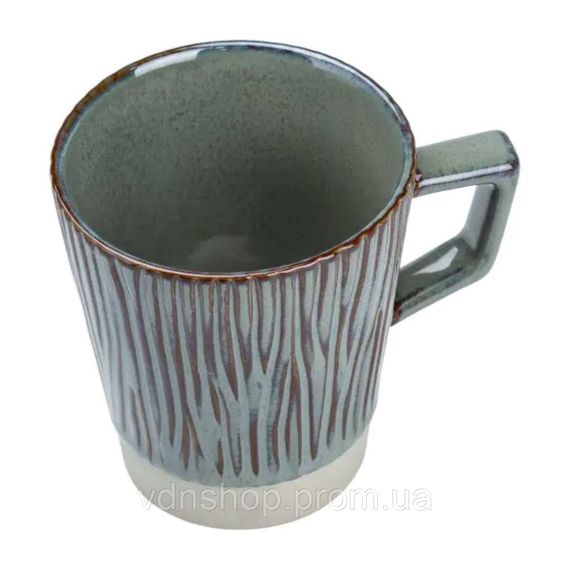 Чашка порцелянова для чаю та кави 300 мл у стилі ретро Зелена HP7208GR | Зображення 1