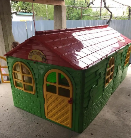 Дитячий ігровий Будиночок зі шторками 02550/23 пластиковий | Зображення 8