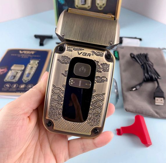 Тример V-265 з 4 насадками, 1600mAh, 8000 RPM, LED дисплей XPRO (46074-V-265_581) | Зображення 6