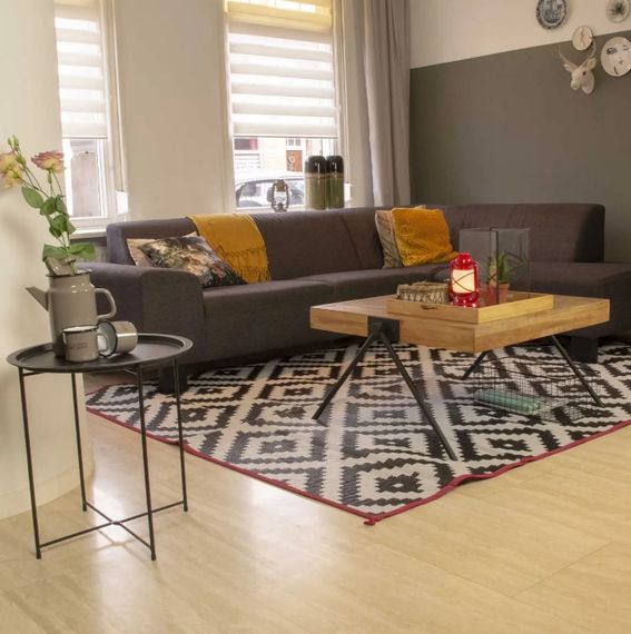 Стіл Bo-Camp Harlem 46x46 cm Black (1404325) | Зображення 1