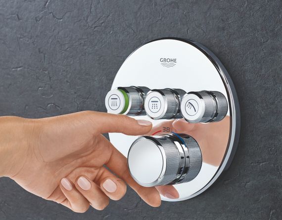 Термостат прихованого монтажу на 3 споживача Grohe Grohtherm SmartControl (29121000) | Зображення 6