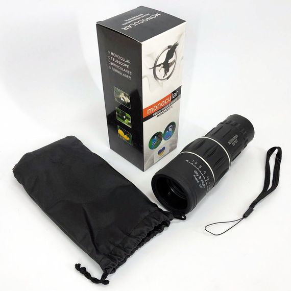 Монокуляр Bushnell 16x52 PowerView монокль, Бушнел, підзорна труба з чохлом | Зображення 1