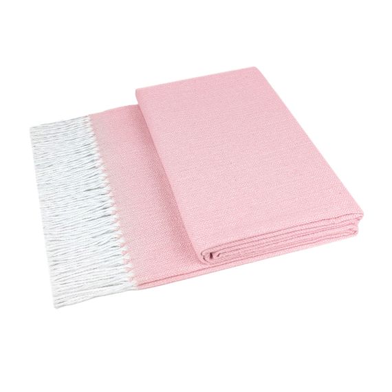 Плед бавовняний Alice Рожевий Love You 140 x 200 см