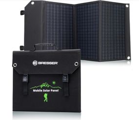 Портативний зарядний пристрій сонячна панель Bresser Mobile Solar Charger 60 Watt USB DC (3810050) 930150