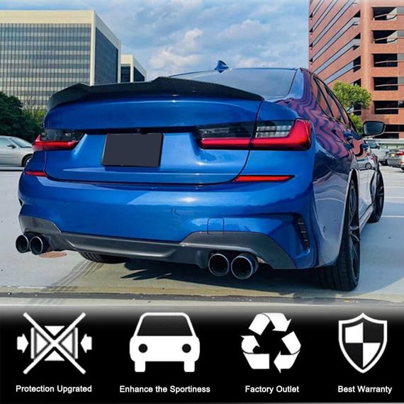 Спойлер PSM-Style V1 (для G20/G80, Карбон) для BMW 3 серія G20/21 2018- рр | Зображення 1