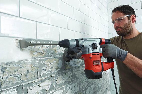 Перфоратор мережевий SDS-Plus BLACK+DECKER BEHS03K | Зображення 7